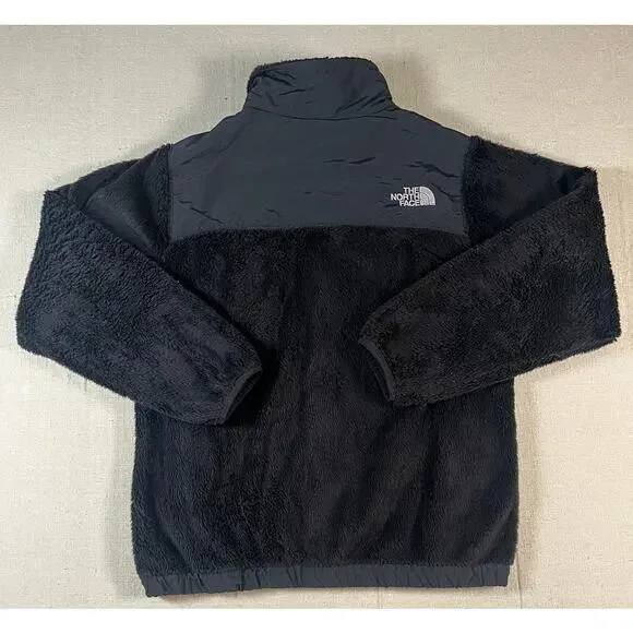 The North Face Girls Jacket Large Black Full Zip Fleece - Picture 2 of 6